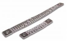 Stainless Steel Flat Braided Shunts - Solderless Pressed Contact Areas